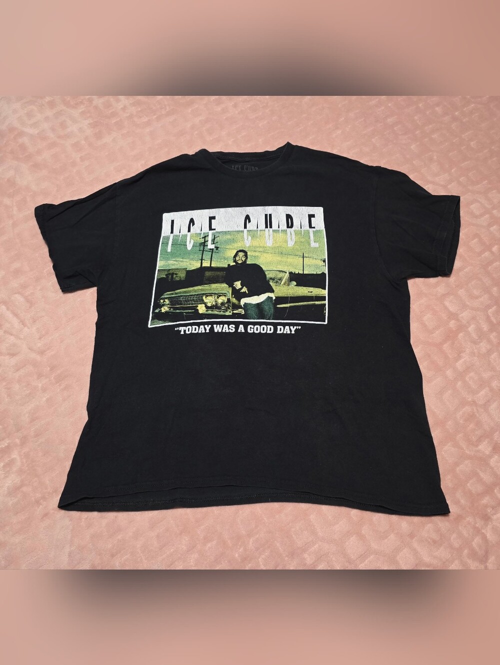 Ice Cube 'Today Was A Good Day' T-Shirt Mens Sz XL Black Hip-Hop Top 100% Cotton
